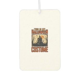 Ambientador Disfraz de Halloween Casa Embrujada Camiseta Vinta