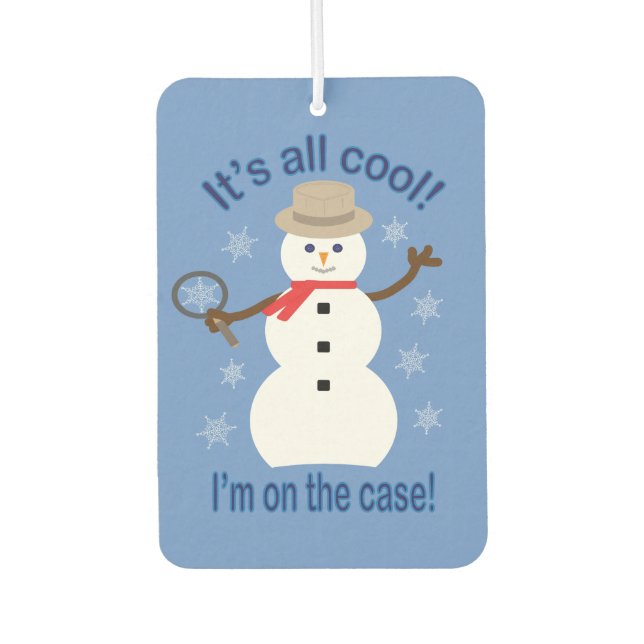 Ambientador Diversión y fantasía, todo es un detective de Snow (Anverso)