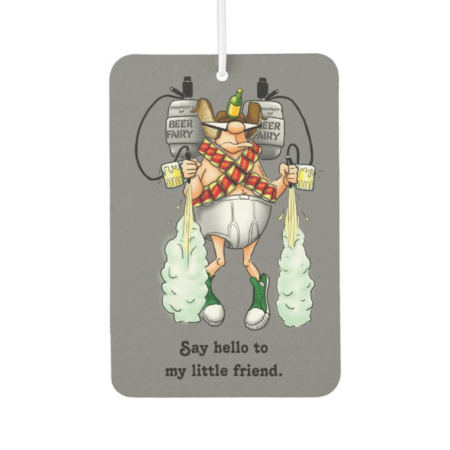 Ambientador Divertido Air Freshener Para Él (Anverso)