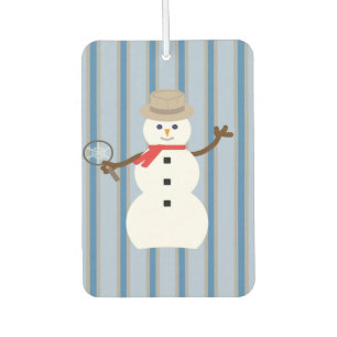 Ambientador Divertido y divertido detective Snowman