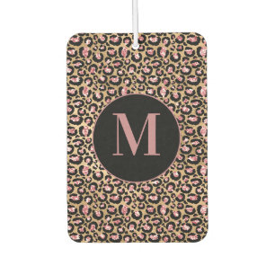Ambientador Diviértete Chic Rosa Negro Oro Monograma Cheetah/L