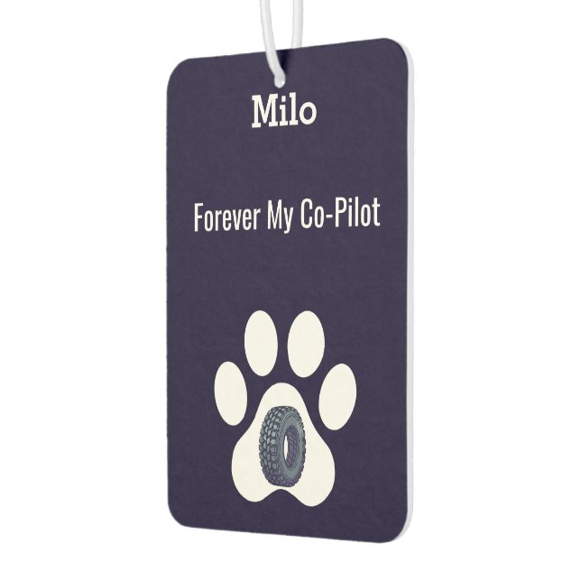 Ambientador DIY Modern Cute Funny Pet Dog Dad Paw Minimalist  (Izquierda)