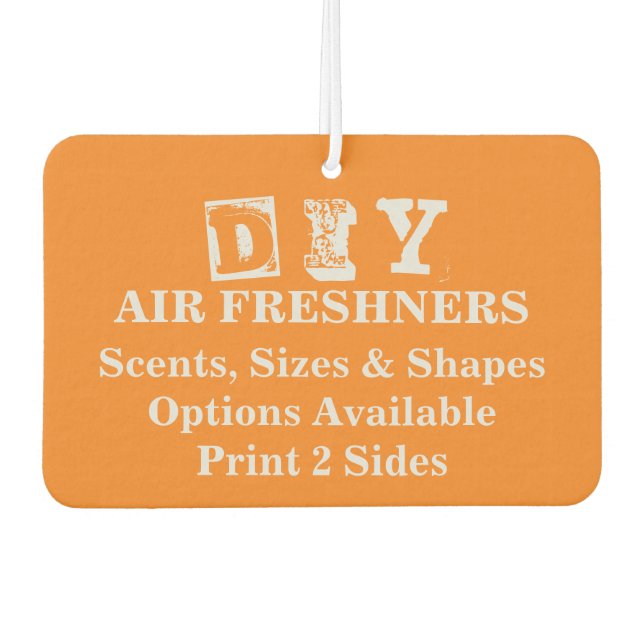 Ambientador DIY (Opciones de aroma y forma) - (Anverso)