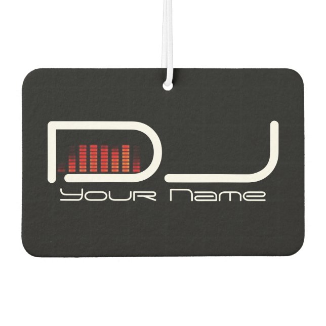 Ambientador DJ Personalizado Air Freshener (Anverso)