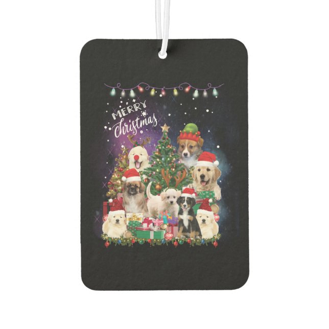 Ambientador Dogs Feliz Navidad (Reverso)