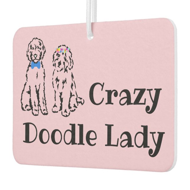 Ambientador Doodle Lady Car Air Freshener (Izquierda)