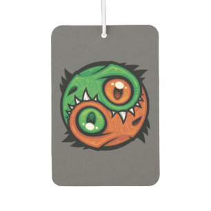 Ambientador Dragones Yin Yang Verdes y Naranjas