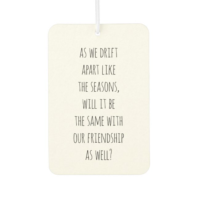 Ambientador Drift Apart Air Freshener (Anverso)