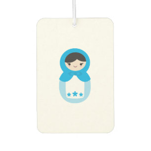 Ambientador Dulce azul Matryoshka Doll Air Freshener
