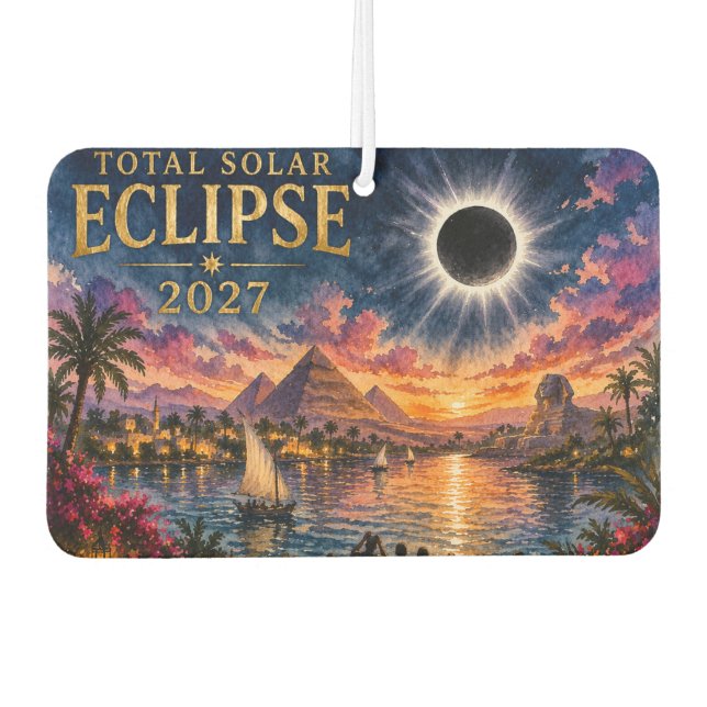 Ambientador Eclipse Total Solar 2027 Egipto (Anverso)