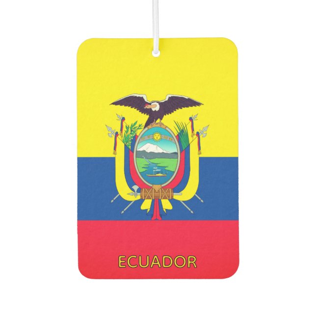 Ambientador Ecuador Flag (Anverso)