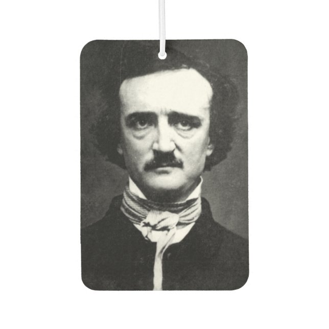 Ambientador Edgar Allan Poe Gothic Car Air Freshener (Anverso)