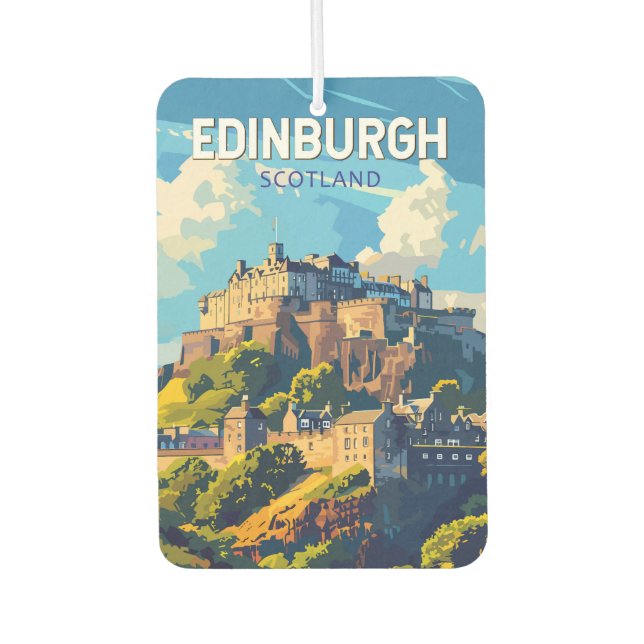Ambientador Edimburgo Escocia Viaje Arte Vintage (Anverso)