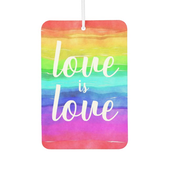 Ambientador El amor es amor| Orgullo Arcoiris (Anverso)