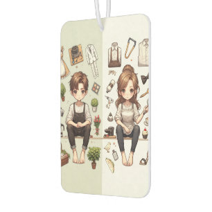 Ambientador El hombre, la mujer con 1 Air Freshener