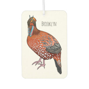 Ambientador El ilustracion de personalizado de aves de Cabot