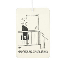 Ambientador El maestro de escuela no quiere ir a la escuela