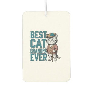 Ambientador El Mejor Abuelo de Gatos Vintage Camiseta de Abuel