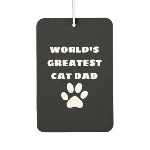 Ambientador El mejor texto de Personalizado de papá gato del m