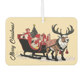 Ambientador El retro Santa de Sleigh Cristmas Air Freshener