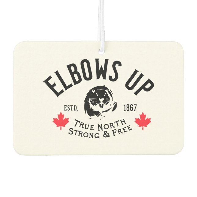 Ambientador ¡Elbows Arriba! Car Freshener (Anverso)