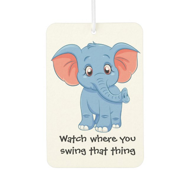 Ambientador Elefante Azul  (Anverso)