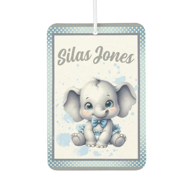 Ambientador Elefante Azul Cutie - Pequeño cacahuete (Anverso)