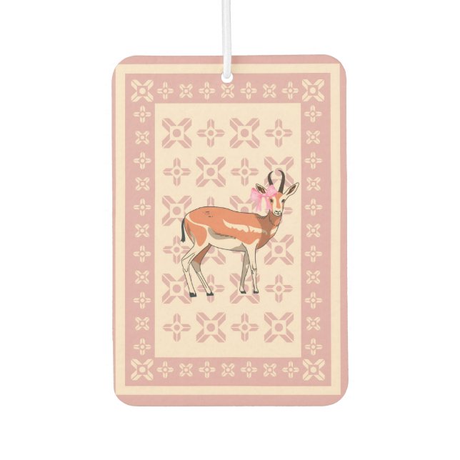 Ambientador Elegant Pink Doe-patterned Christmas  (Anverso)