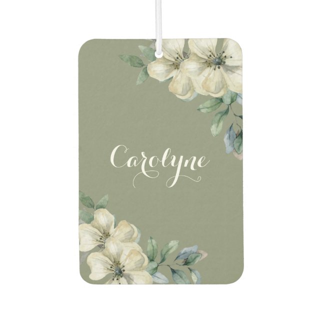 Ambientador Elegante Floral verde sabio (Anverso)