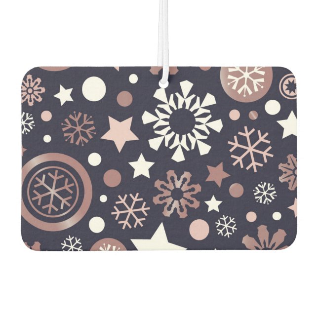 Ambientador Elegantes copos de nieve metálicos de invierno de  (Anverso)