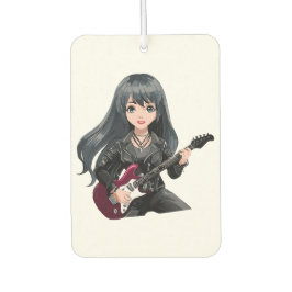 Ambientador Emo girl with long black hair