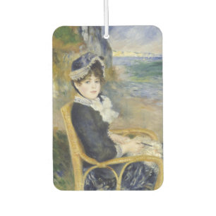 Ambientador En la orilla del mar, retrato de pintura al óleo, 