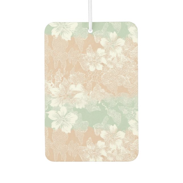 Ambientador Encaje Floral Rosa Melocotón Mint  (Anverso)
