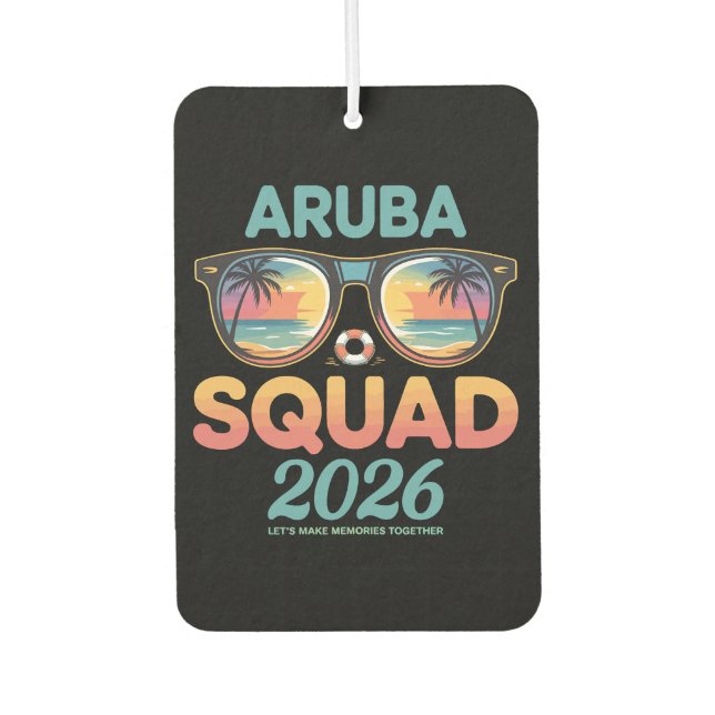 Ambientador Equipo de Aruba 2026 Retro (Anverso)