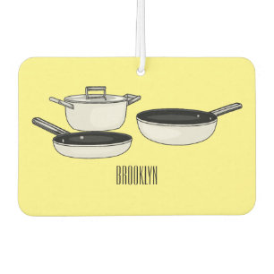 Ambientador Equipo de cocina ilustracion personalizado