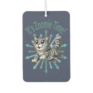 Ambientador Es el gato de Zoomie Time Gray Tabby