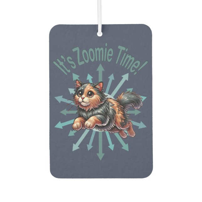 Ambientador Es el gato de zoomie Time Tortoise Shell (Anverso)
