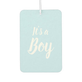 Ambientador Es un niño, una ducha de bebé azul claro, revelaci