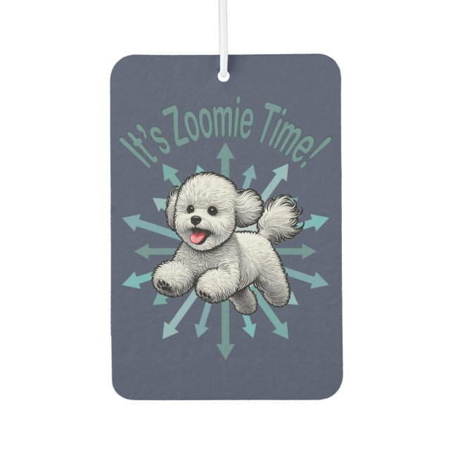 Ambientador Es Zoomie Time Bichon Frise (Anverso)