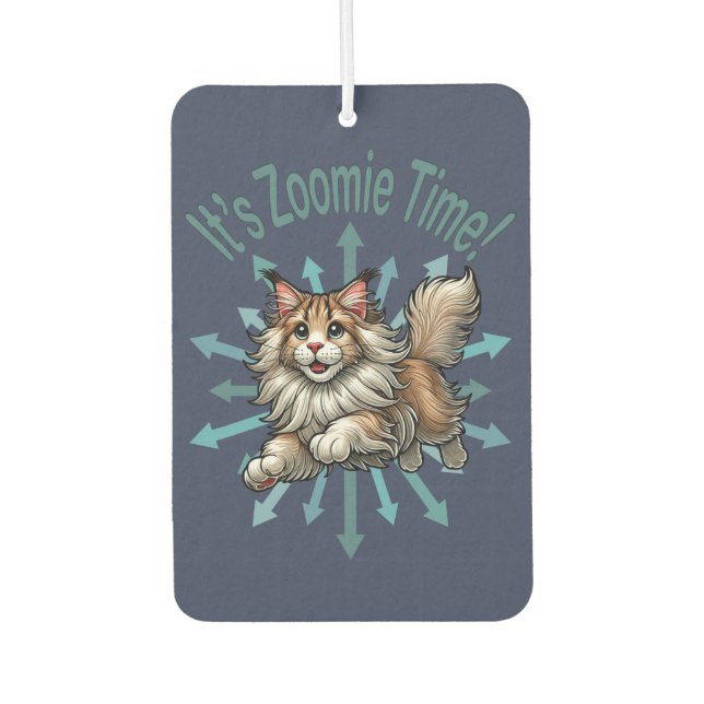 Ambientador Es Zoomie Time Maine Coon Cat (Anverso)