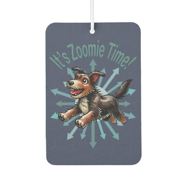 Ambientador Es Zoomie Time Terrier Mutt (Anverso)