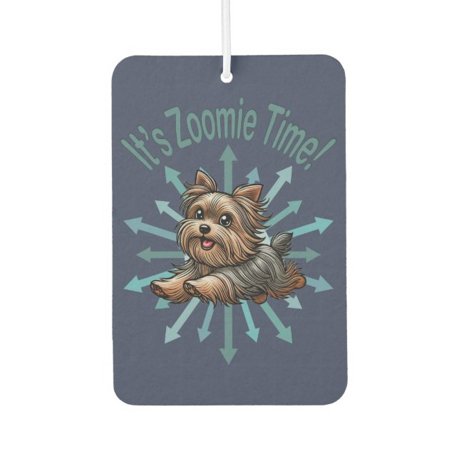 Ambientador Es Zoomie Time Yorkshire Terrier (Anverso)