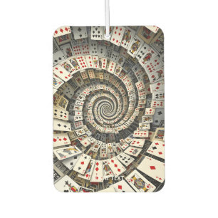 Ambientador Escalera de tarjetas de caracol de espiral suave
