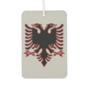 Ambientador Escudo de armas de albaneses rojos y negros