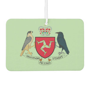 Ambientador Escudo de armas de la Isla de Man