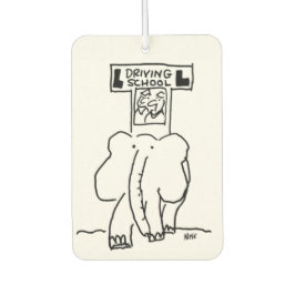 Ambientador Escuela de Conducción Elefante caricatura