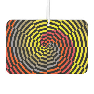 Ambientador Espiral azul amarillo rojo de Kenneth Yoncich