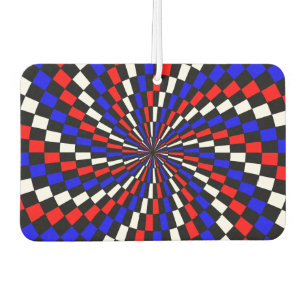 Ambientador Espiral del verificador azul blanco rojo de Kennet