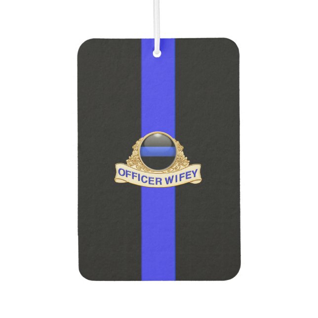 Ambientador Esposa policial delgada línea azul (Anverso)