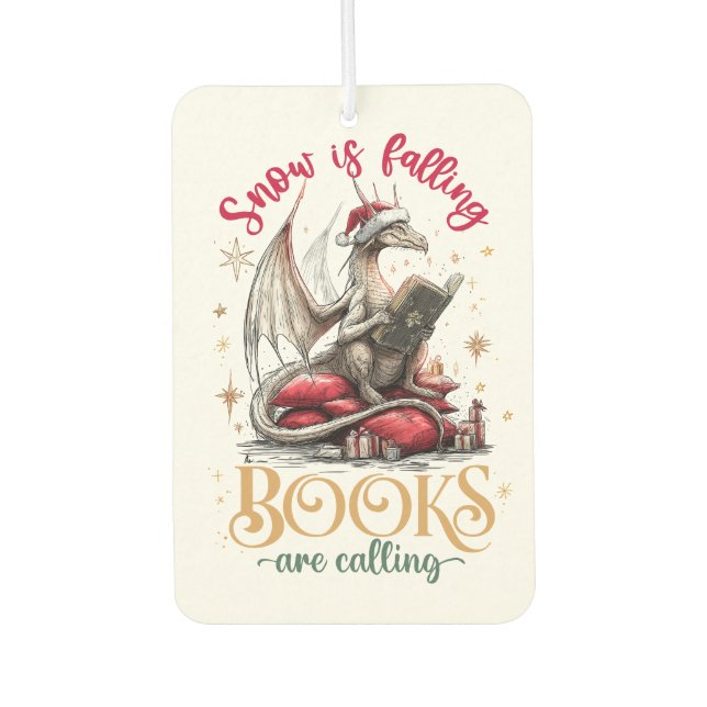 Ambientador Está nevando, los libros están llamando (Anverso)